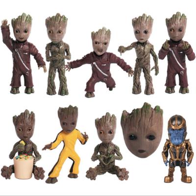 China Cute Baby Groot Figure Movie Guardians Of The Galaxy POP Main Chained Gifts Guardians Of The Galaxy I Am Groot for sale