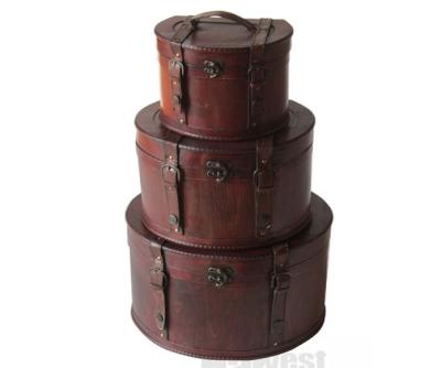 China LOW MOQ China factory wholesale antique wooden storage box for sale