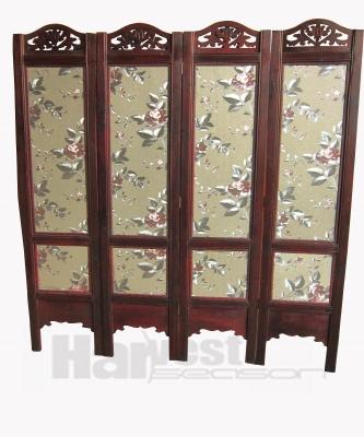 China China Wholesale Retro And Nostalgic Cheap Vintage Wooden Folding Room Divider / Old Furniture for sale