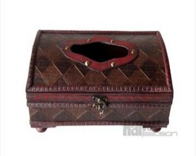 China Factory Direct Wholesale Traditional Vintage Tissue Wooden Box for sale