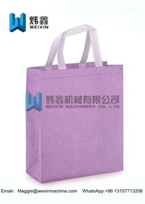 China 100gsm Eco glitter film lamination Non Woven Bag /Promotional Custom Laminated PP Non Woven Tote Shopping Bag for sale