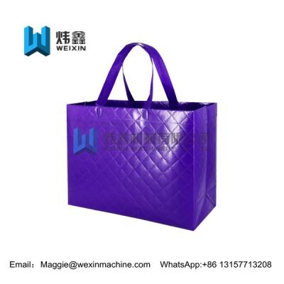 China Glossy  laminated non woven embossed eco-friendly shopping bag for sale