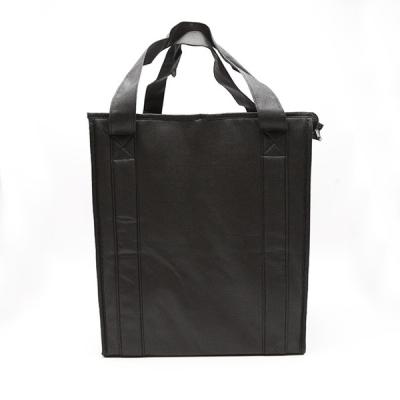 China Top grade superior quality pp non woven black handle cooler bag thermal bag for sale