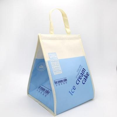 China Convenient aluminum foil thermal bags for hot food with handle for sale