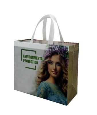 China Custom cheap PP non- laminated gift tote non woven shopping bag with offset printing for sale