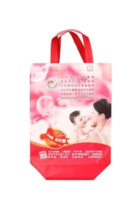 China eco custom promotion laminated Low Price reusable non woven tote shopping bag for sale