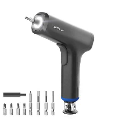 China Zai Hause 4V Mini Electrical Screwdriver Set Smart Steel S2 USB Cordless Electric Screwdrivers Rechargeable with Wiha 8 Bit Drill Set for sale