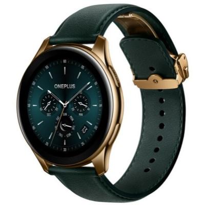 China Global Cyberpunk 1.39inch AMOLED RTOS WarpCharge Wifi OS OnePlus Watch Cobalt IP68 Waterproof For Android BT Wirstwatch GPS NFC for sale