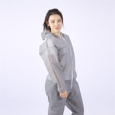 China Dust Proof Disposable Nonwoven PP Protective Coveralls Cultivating Paint Cuff Waist Chemical Resistant Workwear for sale