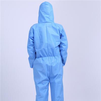 中国 Dust Proof Disposable SMS Protective Coverall Material PPE Wear For Personal Protective Equipment Breathable And Waterproof 販売のため