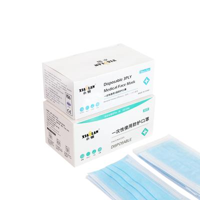 China Disposable Disposable Medical Face Mask High Elastic Breathable Dustproof for sale