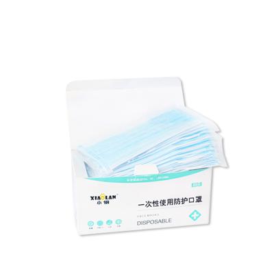 China Disposable Disposable Medical Face Mask Blue Color Bfe99% With Earloop for sale