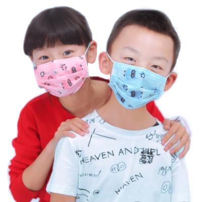 China Dingcheng Child Disposable Printed Medical Mask Anti-spray Dustproof Waterproof For Protection for sale