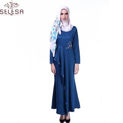 China Pleated Crepe Pleated Crepe 2020 Latest Design Abayas Baju Kurung Modest Women Clothing Abaya Muslim Dresses for sale