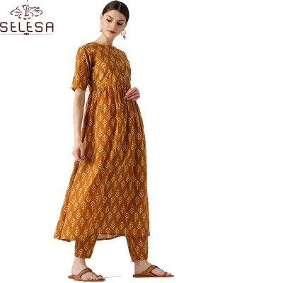 China New Style Cotton Low Price Sarees Neck Salwar Kurta Designs New Anarkali Kurtis Dress For Women In India for sale