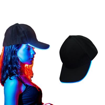 China Duck Tongue Cap Concert Street Luminous Casual Dancing Sports Hotel and Resort Baseball Cap Hat Outdoor Sun Hat for sale