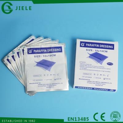 China Care paraffin wrapped medical gauze dressing 10x10cm for sale