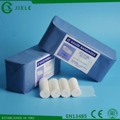 China 100% cotton absorbent high and soft cotton gauze bandage for medical dressing for sale