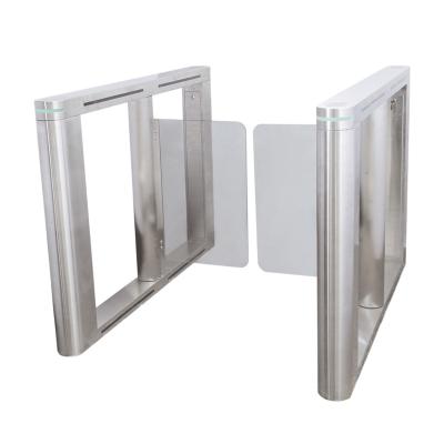 China Supermarket entrance swing barrier access control swing barrier anti-distancing bulkhead gate turnstile with SDK for sale