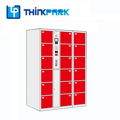 China Cold Rolled Steel Plate Facial Recognition Smart Locker With Payment System for sale