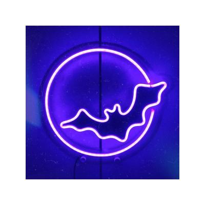 China Halloween Sign 10x10 Indoor Outdoor Spooky Acrylic Bar Party Wall Decor LED Thumbs Up LED Flex Neon Light Beer Bar Drop Shipping for sale