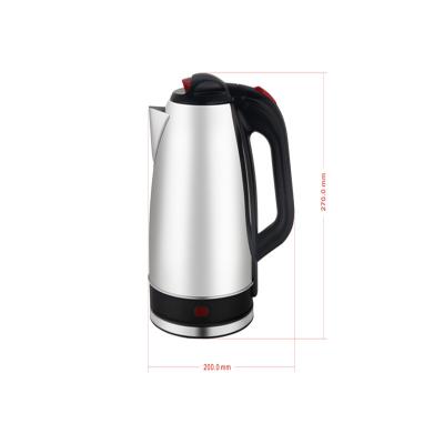 China 360 Degree Rotating Base 2.0L Kettle Glass360 Base Household Stainless Steel Rechargeable Kettleelectric Rotating Smart Home Appliances for sale