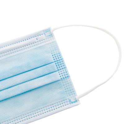 China High Quality PP 3ply Disposable Face Mask With Earloop Face Mask Surgical Nonwoven Disposable Face Mask Medical for sale