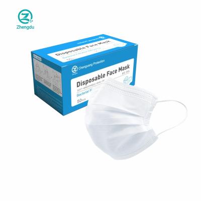 China All High Quality With Factory Price 3ply Medical Nonwoven Face Mask Disposable Face Mask for sale