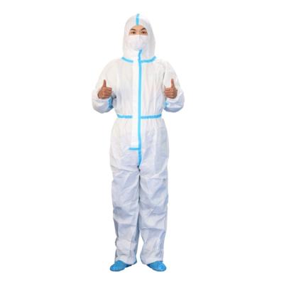 China Waterproof against blood CG disposable coveralls protective suit coverall. for sale