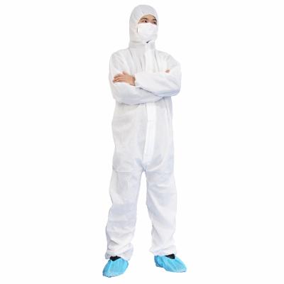 China Anti-Static Coverall Medical Gown Disposable Isolation Gown Disposable Nonwoven Coverall for sale