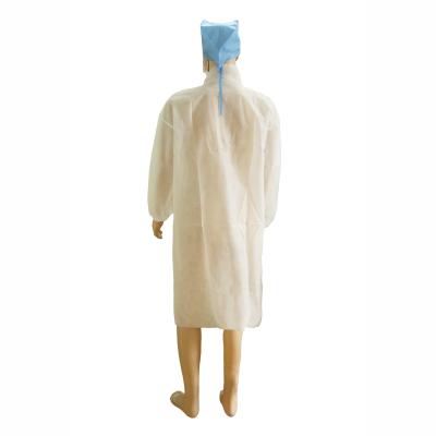 China Anti-static Professional Disposable PE CPE PP Waterproof Disposable Surgical Isolation Gowns Hospital Isolation Gown for sale