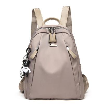 China Fashion PORTABLE rucksack waterproof backpack for women quality school bags solid color female multifunctional bag female small travel bag for sale