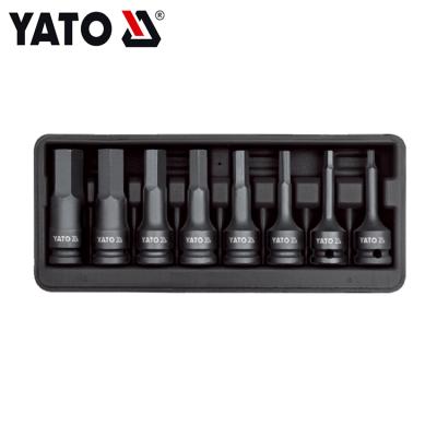 China Auto Repair IMPACT SOCKET SET BIT HEX 8PCS 1/2” YT-1068 for sale