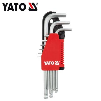 China China Wholesale CR-V Universal Hardware 9pcs Ball End Point Hex Key Auto Repair Wrench Set YT-0505 for sale