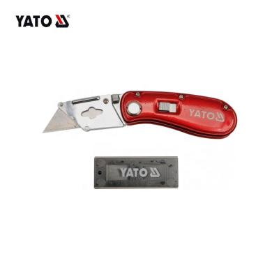 China YATO YT-7534 Mini Folding Lock-Back Pocket Utility Blade Trimming and Slicing Auto Repair Knife for sale