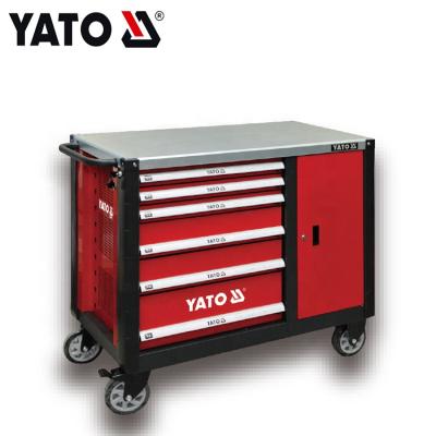 China YATO Cheap Price Auto Repair Workshop And Box Mobile Tool Trolley OEM Mobile Workbench YT-09002 for sale