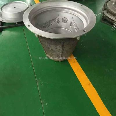 China Aluminum Cast Aluminum Flower Pot Mold for sale