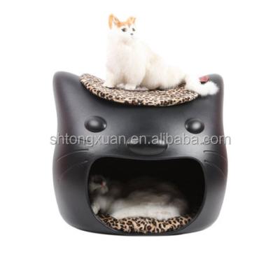 China Sustainable Plastic Dog House Cat Bed/Pet House Bed for sale