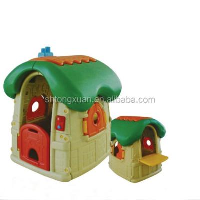 China easily assembled plastic playhouse/mushroom cottage kids playhouse for sale for sale