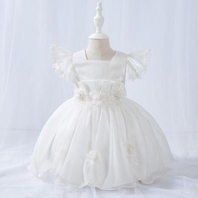 China Lovely Anti-Static Hot Sale Popular Fluffy Dress Cozy Children Lace Up Summer Dress for sale