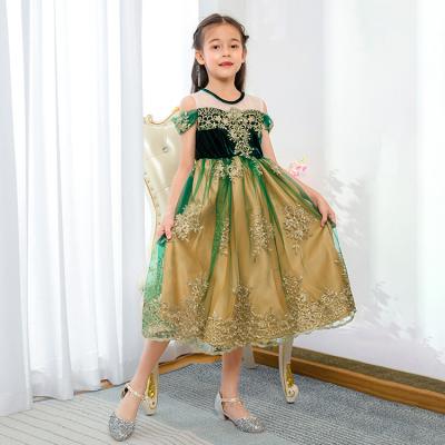 China New Design Anti-Static Party Dresses Strapless Elegant Baby Dress for sale