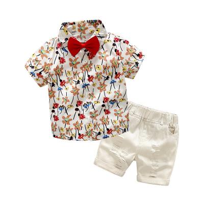 China Boys Casual Comfortable Breathable Kids Clothes Summer Shorts Sleeve Clothes For Kids for sale