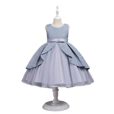 China Latest Kids Apparel Sleeveless Hot Selling Evening Party Dress For Babies for sale