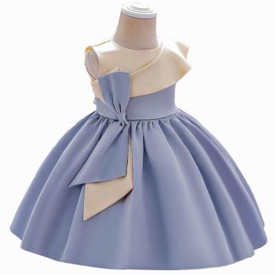 China Wholesale Sleeveless Girls Summer Party Wear Formal Wear Kids Dress Layered Flower Babies Ball Gown Evening Dresses for sale