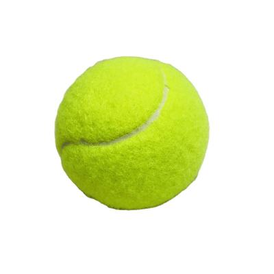 China Custom Made Logo Printed Good Quality Trianing Price Strong Elastic Rubber Tennis Ball Cheap Practice Bulk Training Material for sale