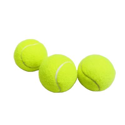 China Trianing Tennis Ball Custom Logo Printed Top Quality High Elastic Durable Rubber Loose Tennis Balls For Training for sale