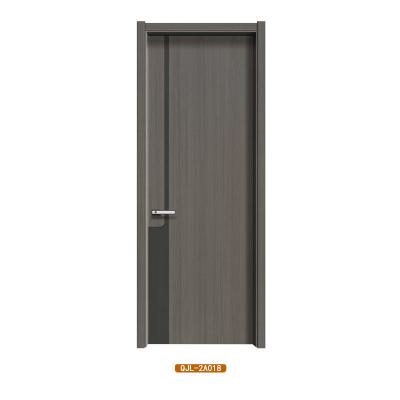 China Waterproof Factory perfect quality dual color carbon crystal door wear-resistant room door for sale