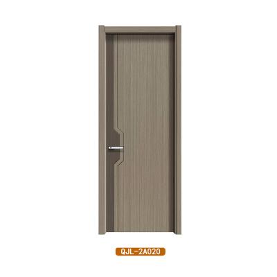 China Waterproof Factory perfect quality double color composite wood door environmental protection room door for sale