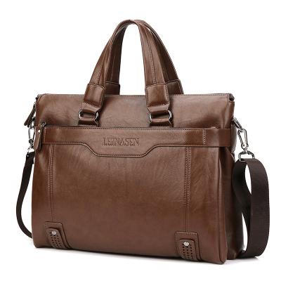 China ENGLAND STYLE leather laptop bag messenger bag for men's business PU shoulder bag briefcase leather men's handbag for sale