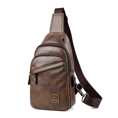 China Daily Use Mens Messenger Bag Fashion Waist Bag Men Casual Chest Bag for sale